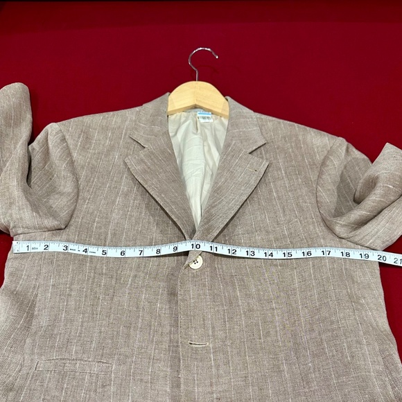 Men's Brunello Cucinelli Linen Blazer 52R - Picture 5 of 13